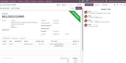 Odoo Accounting Solution